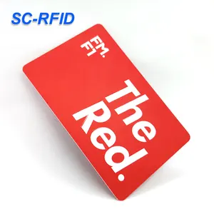 Kartu cetak N-TAG213 Chip NFC 13.56MHz ISO14443A kartu cetak NFC dengan pencetakan khusus