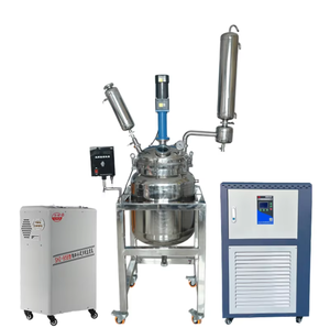 stainless steel <b>jacket</b> distillation reactor with agitator heating and <b>cooling</b> <b>jacket</b> stirred tank reactor manufacturer - Product Image 1
