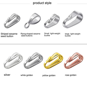 XD X167 S925 argent sterling <span class=keywords><strong>melon</strong></span> tête de bouton en forme de graine accessoires de connecteur encliquetable d'activité tête de pendentif suspendue - Product Image 3