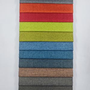 100% льняная ткань на заказ для домашней мебели для гостиной диван Низкая цена полиэстер/хлопок льняная ткань на продажу тканая техника - Product Image 2