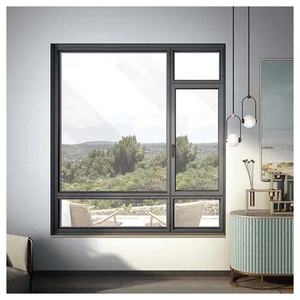 نافذة ألمنيوم مخصصة من SJUMBO بطلاء مؤكسد مقاوم للأعاصير ومعتمدة للمباني السكنية والتجارية - Product Image 2