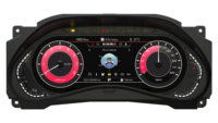 Instrumen Cluster Digital mobil 12.5 inci untuk Nissan Patrol Y62 Armada 2010-2022 LCD Speedo Meter bagian dasbor Virtual