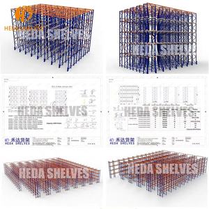 Heda ระบบชั้นวางสินค้าในคลังสินค้าระบบแร็คเหล็กสำหรับงานหนัก - Product Image 6