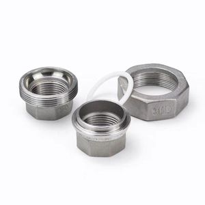 Nhà máy trực tiếp cung cấp 304 thép không gỉ chủ đề nội bộ phụ kiện đường ống 1 inch 2 inch áp suất thấp Công Đoàn vít Công Đoàn cao - Product Image 5