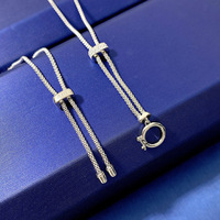 Nueva cadena única de plata 925, cadena universal, collar rojo de red de joyería de moda