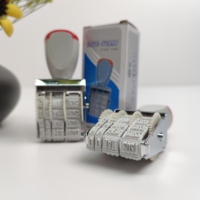 Tampon encreur à date réglable de bonne qualité, imprimante à jet d'encre, tampon à rouleau automatique, tampon en anglais