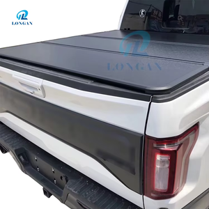 Couverture souple de tonneau de lit de <span class=keywords><strong>camion</strong></span> à trois volets compatible avec 2015 <span class=keywords><strong>2023</strong></span> Chevy Colorado GMC <span class=keywords><strong>Canyon</strong></span> avec lit de 5 pieds - Product Image 4