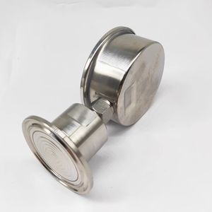 YNTP-60BF सेनेटरी क्लैंप त्वरित स्थापित डायाफ्राम गेज स्टेनलेस स्टील चक रोटर जल प्रणाली के लिए - Product Image 2