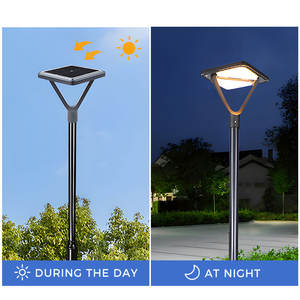 Fabrication OEM/ODM de poteaux d'éclairage solaire de jardin en aluminium de 2 m et 3 m avec certificat ROHS CE, garantie de 3 ans <span class=keywords><strong>pour</strong></span> une utilisation en parc et en communauté - Product Image 5