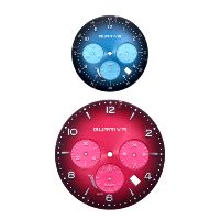 BURRIVA Fábrica OEM/ODM, Fabricante de Esferas de Reloj Impresas en 3D de Alta Precisión, Esmalte Sunray, Accesorios para Relojes