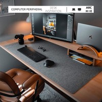 Tapis de bureau en feutre |   Tapis d'ordinateur pour bureau |   Grand tapis de souris et de clavier en feutre |   Protecteur de bureau pour le bureau