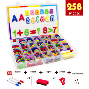 Ensemble de lettres et de chiffres magnétiques colorés, alphabet <span class=keywords><strong>anglais</strong></span>, <span class=keywords><strong>français</strong></span>, arabe, vietnamien, symboles mathématiques, aimants pour réfrigérateur, jouet éducatif - Product Image 5
