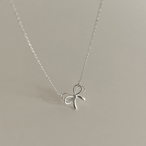 Collier mignon plaqué or 18 carats avec zircon rose réglable en argent sterling S925 pour femme - Product Image 4