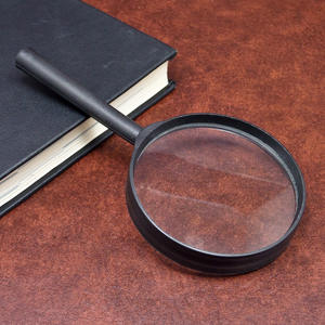 Lupa de mano Jia Shi Le, lente de cristal de 90 mm para leer libros y periódicos - Product Image 3