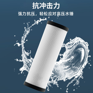 Elemento Filtrante de Carbón Plegado TS, Cartucho de Prefiltro para Purificador de Agua de 10 y 20 Pulgadas - Product Image 4