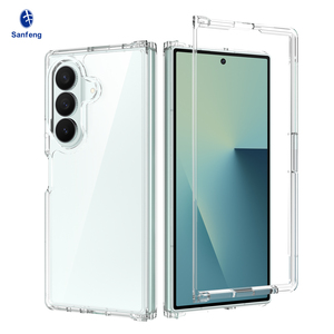 Pour Samsung Z Fold 8 Étui de téléphone portable transparent antichoc personnalisé avec <span class=keywords><strong>coque</strong></span> arrière <span class=keywords><strong>anti</strong></span>-rayures Nouvel étui pour smartphone pliable - Product Image 1