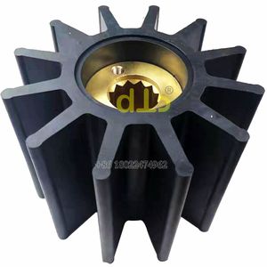 Impulsor flexible para agua de mar para embarcaciones de construcción, 09-43-1201, Impulsor de bomba DJ para Kashiyama SP900 CR Impeller SP-900 - Product Image 6