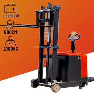 JG Wholesale Legless Pedestrian Standing Electric Stacker 1500kg 2000kg Electric Pallet Stacker