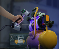 Einscan HX 3d Scanner/scanner 3d Portabel Hibrida Sumber Cahaya Laser Biru dan LED