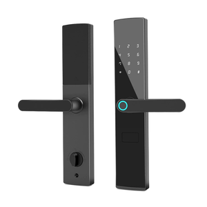 Serrure de porte d'empreintes digitales numérique en alliage d'aluminium de haute sécurité stockage en nuage-serrure de porte avant intelligente pour hôtel/<span class=keywords><strong>Apt</strong></span>/maison Wi-Fi activé - Product Image 3
