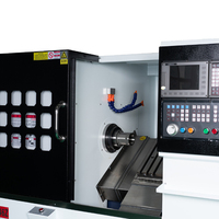 Máquina de torno cnc de herramientas en vivo torreta de control numérico torno de torneado máquina de torno cnc de mecanizado de metal de alimentación automática