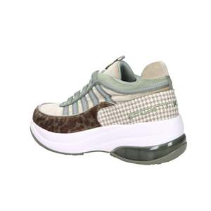 Sneakers da Donna Fornarina Up 90 Verdi con Suola Chunky e Plateau - Product Image 2