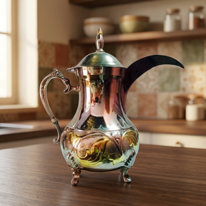 New Design Moroccan Type Kettle Hot Selling New Design Trendy Finishing <b>Tea</b> Pot Kitchen Decor Table Top Dinner Ware Kettle <b>Set</b> - Product Image 5