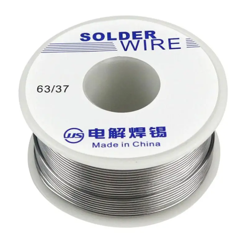 63/37 Solder Wire Solder FLUX 2.0%45 FT Tin-100g Lead Tin Wire Melted Rosin Core Coil -M25 Lead Solder For Soldering