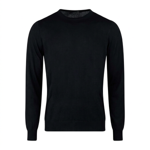 Pull en tricot à col rond pour femme, couleur unie, coupe classique, style minimaliste, à porter toute l'année - Product Image 1