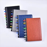 Neuerscheinung Personalisierter Spiralgebundener A5-Ordner Bunter Disc-Notizblock mit Blanko-Aluminium-Einband