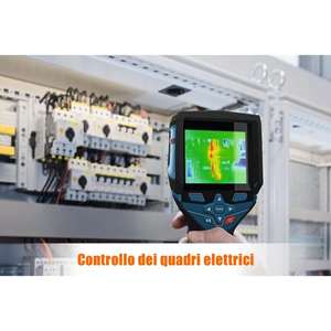 Cámara termográfica profesional Bosch GTC 400 C con batería de 1,5Ah en el momento de la llegada - Product Image 3