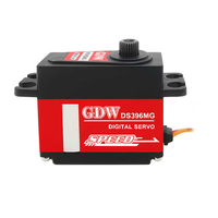 Servomoteur numérique sans noyau GDW DS396MG HV, 12,9 kg.cm 0,093s/60 °   Engrenage métallique en acier pour planeur de compétition à aile fixe 50E 70E RC Jet