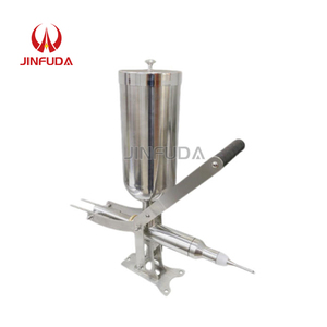 เครื่องบรรจุครีมแบบมือหมุน<span class=keywords><strong>พ</strong></span>ร้อมถุงพลาสติกสำหรับร้านเบเกอรี่ <span class=keywords><strong>ร้าน</strong></span>กาแฟ  เครื่องฉีดครีมสแตนเลสสำหรับพัฟและคัพ<span class=keywords><strong>เค้ก</strong></span> - Product Image 1