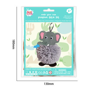 Elephant Sewing <b>Craft</b> <b>Kit</b> to Make a Friend <b>for</b> Beginner Felt <b>Craft</b> Learn to Sew <b>for</b> <b>Girls</b> - Product Image 3