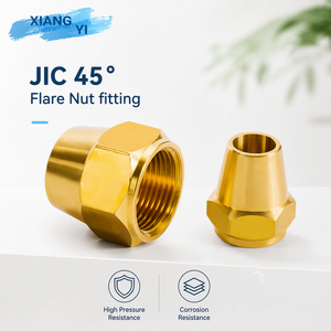 ข้อต่อท่อทองเหลือง 3/8'' YBSC3 แบบ JIC 45 ° ข้อต่อเฟลร์นัทเกลียว BSPT อุปกรณ์ทางทะเลสำหรับเรือยอชท์ ผลิตในไต้หวัน - Product Image 6