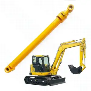 Cilindro de pistón hidráulico de acero R455-7, cilindro de brazo de excavadora para Hyundai