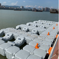 Plateforme de pêche flottante modulaire, ponton flottant pour bateau, ponton flottant à vendre, parc aquatique