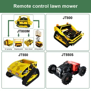 Joyance New Robot Lawn Mower With 4 Wheels High Quality Gasoline Remote Control Mini Lawn Mower