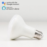 Ampoule LED intelligente Tuya Wifi de haute qualité, économie d'énergie, contrôle par application, ampoule LED intelligente à tête plate, lumière naturelle
