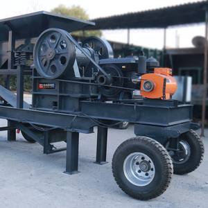 Mini Tragbarer Backenbrecher für 5-20 Tonnen Stundenbetriebsleistung, Steinbrecher PE-250x400, Diesel-Kleinbackenbrecher - Product Image 5
