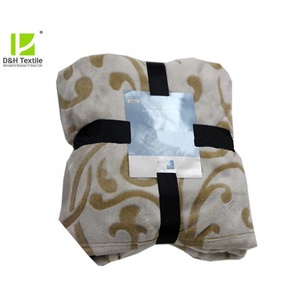 Soft And Warm 100% Polyester Plain Vegan Custom Woven Blanket - Product Image 2