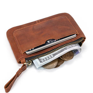 2025 cuero genuino transfronterizo hombres y mujeres Casual pequeña cartera primera capa cuero <span class=keywords><strong>de</strong></span> vaca monedero <span class=keywords><strong>TikTok</strong></span> artículo caliente - Product Image 1