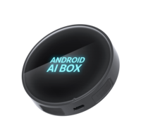 Boîte CarPlay sans fil Ai Box P3 Pro Android 13 8+128 Go Snapdragon 6225 avec GPS intégré et BT5.0 pour assistant vocal AI