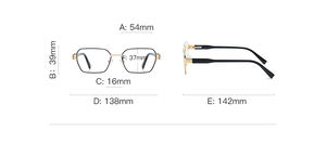 Monturas de Gafas Metálicas para Mujer, Nuevo Diseño, Venta al por Mayor, 3161, Moda, Lujo, Alta Calidad, Ópticas, TR90, Anti-Luz Azul - Product Image 5