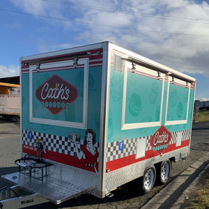 BBQ Pizza Coffee Trailer Mobile Fast Food Truck With Full Kitchen Equipped Food Trailers Ice Cream Food Trucks for Sale - Product Image 6