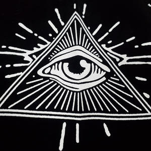 XinLan Triple Lune Pentagrammes Pagan Autel Tissu Flanelle Tarots Tissu Divination Astrologie Jeu de Société Tarots Nappe 49x49cm - Product Image 4