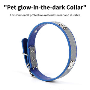 <span class=keywords><strong>Collar</strong></span> de perro acolchado de cuero Pu fuerte personalizado 2024 <span class=keywords><strong>Collar</strong></span> de mascota reflectante vegano <span class=keywords><strong>Collar</strong></span> de gato ajustable impermeable - Product Image 6