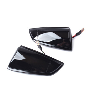 Autodragons – Clignotants LED dynamiques séquentiels à effet de fumée, feux de position latéraux ambre pour rétroviseurs, accessoires compatibles avec C30/S40/V50 - Product Image 1