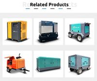 Compresseur d'air 950 Cfm 200 Cfm 800cfm 900 Cfm Compresseur d'air diesel