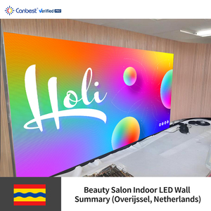 Canbest Fiw P1.86 1.86Mm 3840x1920Mm 12,6x6,3 ft schermo di visualizzazione a parete a <span class=keywords><strong>Led</strong></span> per interni per salone di bellezza nei Paesi Bassi - Product Image 5